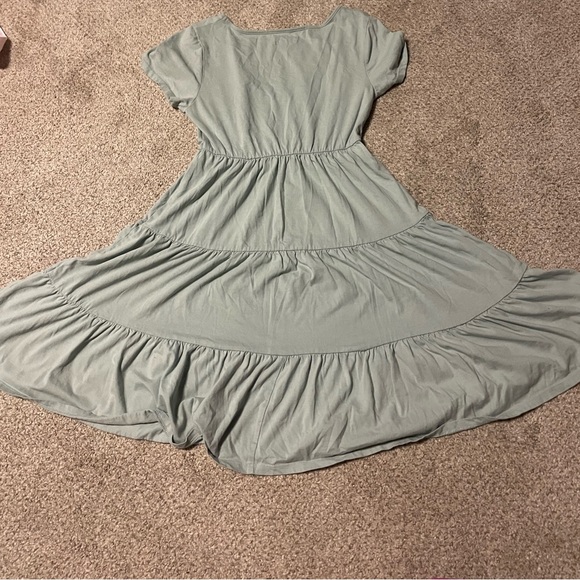 Green Tired Baby Doll Dress Wild Fable - Picture 6 of 10